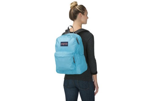 a on the shoulder of a girl