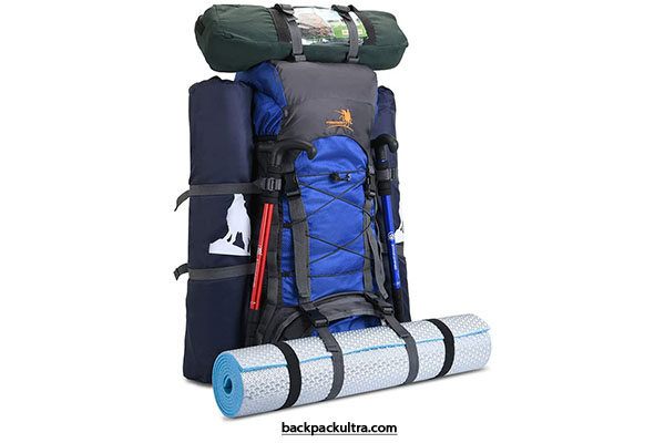 Bseash 60L Internal Frame Hiking Backpack