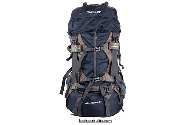 WASING 55L Internal Frame Backpack